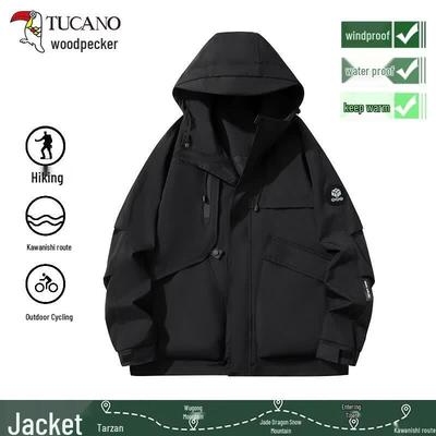 Tucano Unisex American Style Hooded Workwear Jacket