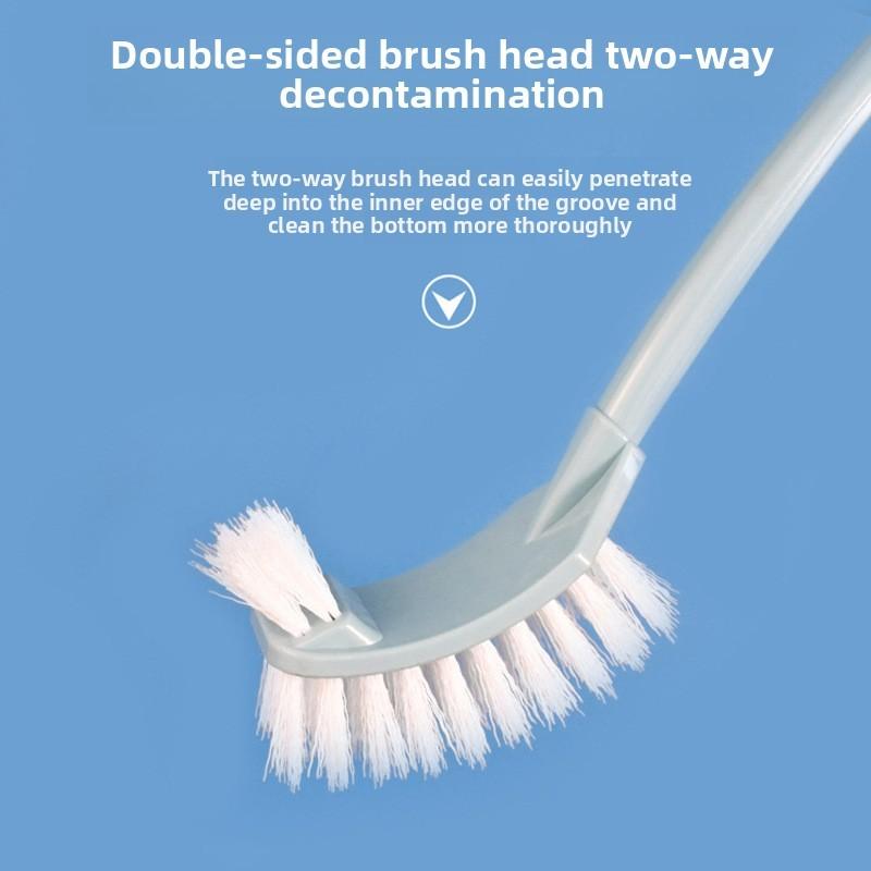 Durable Plastic Toilet Brush With Deep Cleaning Bristles For Home Use Tools