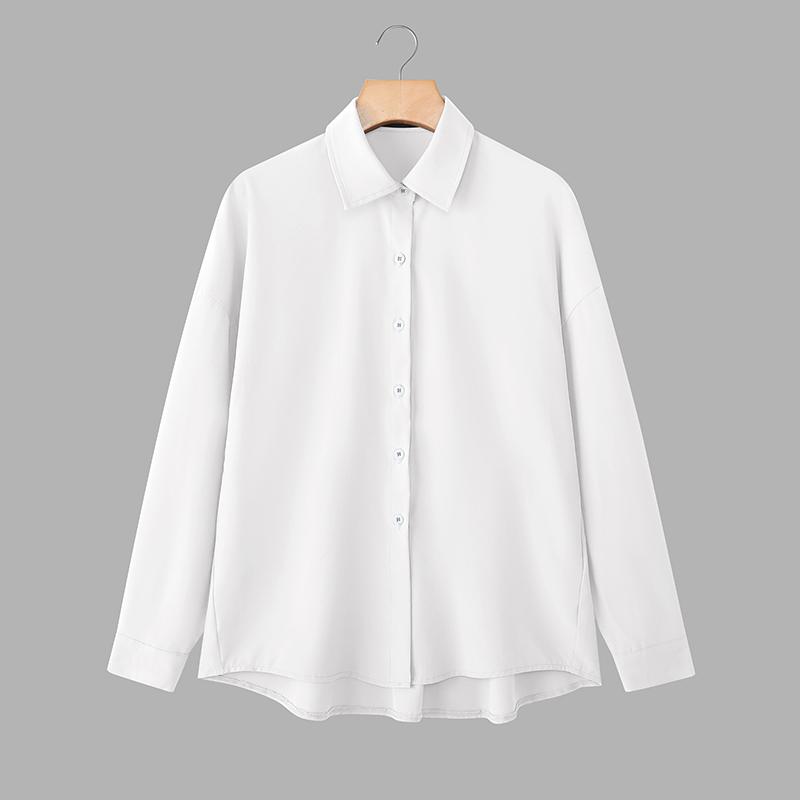 ZANZEA Women Classic Casual Turn Down Collar Long Sleeve Blouse