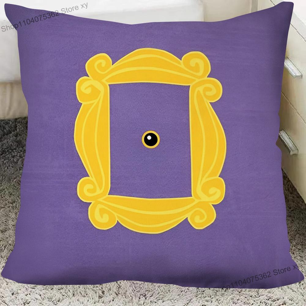1Pc Classic Tv Series Friends Pillow Case Square Pillow Cushion Cover Bedroom Sofa Room Decoration Casual Pillow Cover