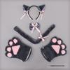 Cute Kitten Cosplay Set: Cat Ears Headband, Paw Gloves & Tail Accessory