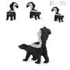 Childrens Pvc Static Animal Model Of Realistic Skunk For Educational Display And Collectors