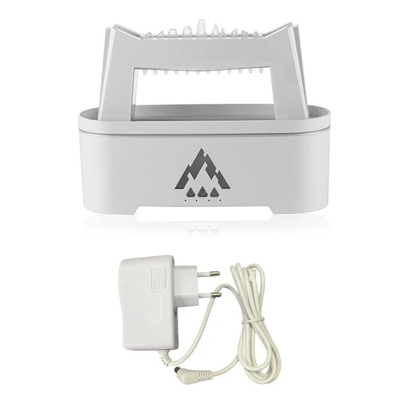 ABGP-Simulation Raindrop Flame Aromatherapy Air Humidifier Essential Oil Diffuser For Home Diffusor White EU Plug Durable Easy T