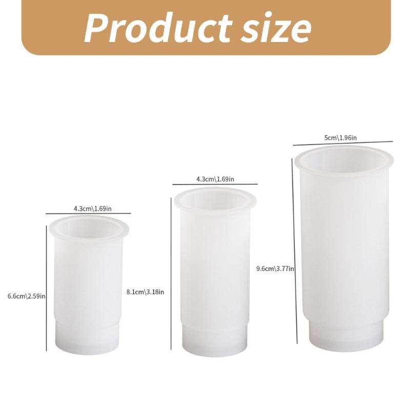 Unique Silicone Crafting Moulds Vase Molds Heart Shape Flowerpot Mold Epoxy Resin Mold Candlestick Moulds for Vase