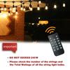SUNTHIN 240W Outdoor Dimmer for String Lights, Wireless Remote Control Dimmer 50Ft Distance Auto Off Switch Timer for LED Strings Lights or