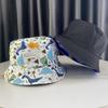 Thin Baby Bucket Hat Cartoon Print Outdoor Kid Sun Hat Summer Fisherman Cap