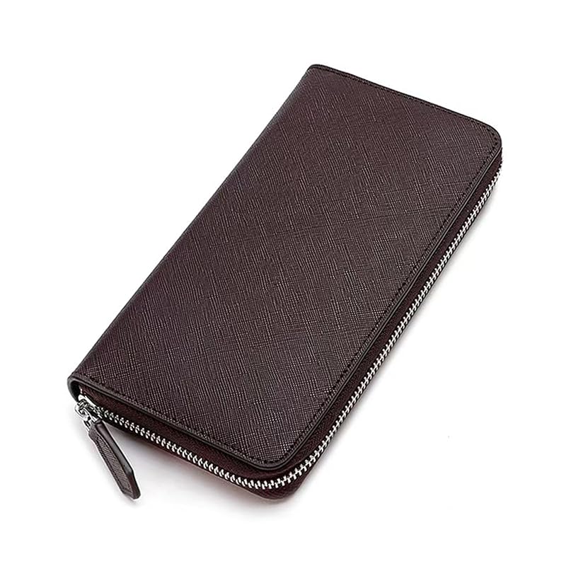 

[DDCFBLCG] [wallet men s Long wallet] Wallet Made of genuine leather High durability large capacity cowhide Skimming prevention With coin purse