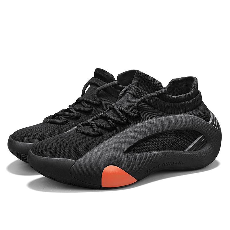 Mens Basketball Shoes 2025 Original luxury Casual Soft Sports Shoes Round Head Handsome Elastic Wide Feet Air Cushion Sneakers