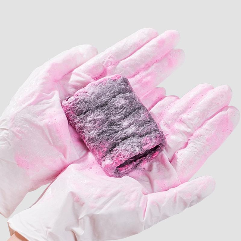 Ocelové vlněné mýdlové polštářky 10 ks drhnoucích polštářků, houbiček na čištění domácnosti, předem namýdlených polštářků na čištění nádobí, hrnců, pánví a trub