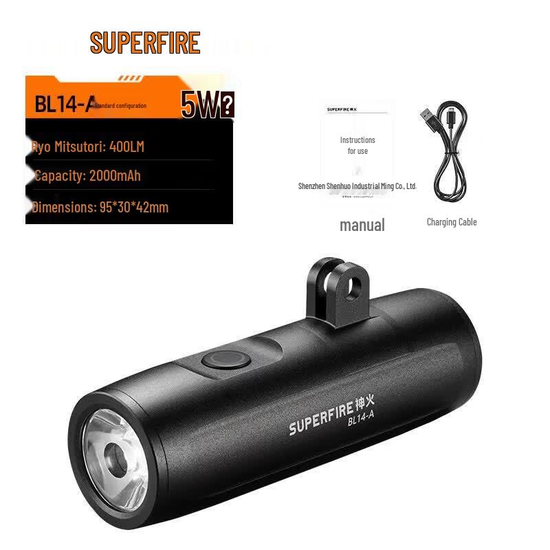 Перезаряжаемый передний велосипедный фонарь SupFire BL14-A