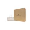 Coach Georgia 35 Gold Logo Zipper Closure Patent Leather Shoulder Crossbody Tote Bag Large Women Handbags Pearl-White CV942-IMPRL