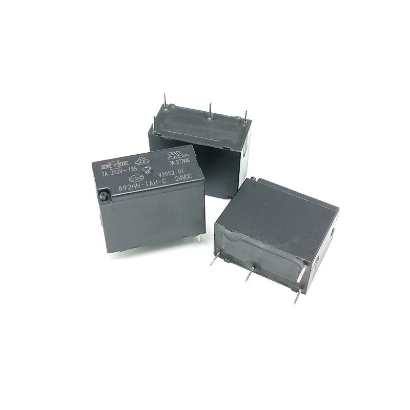 Original Songchuan 892HN-1AH-C 24VDC Relay, Normally Open, 4 Pins, 7A, Solder Paste Type, In Stock.