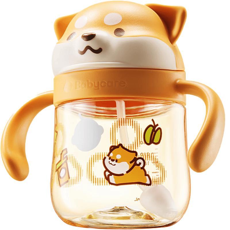 babycare Shiba Inu PPSU Anti-Choke Straw Sippy Cup