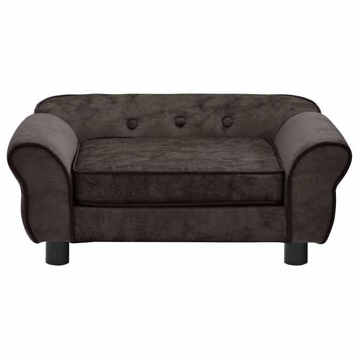 Canapé pour chien - vidaXL - Marron - 72x45x30 cm - Peluche - Intérieur