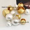 Savi Blogger Silver Brushed Metal Ball Earrings for Cold Wind Temperament