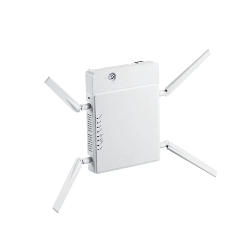 Elecom Corporate Wireless Access Point Wi-Fi6 11ax 5GHz/1201Mbps + 2.4GHz/574Mbps Simultaneous Communication Intelligent with PoE Pass-Through Functio