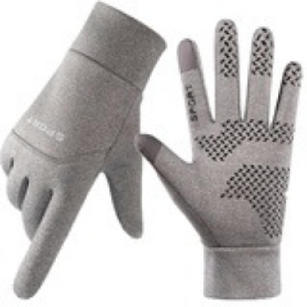 Motorcycle Gloves Mens Winter Piled Thickened Warm Windproof Cold Non-slip Big Seven Outdoor Riding Cotton Gloves