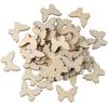 100pcs Shapes Unfinished Wooden Cutouts Wooden Unfinished Embellishments Blank 35x26mm Blank Wood Christmas