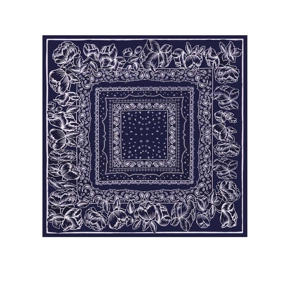 70x70CM Bandana Scarf Oversized Square Scarves Headwear Fashion Hijab Scarf