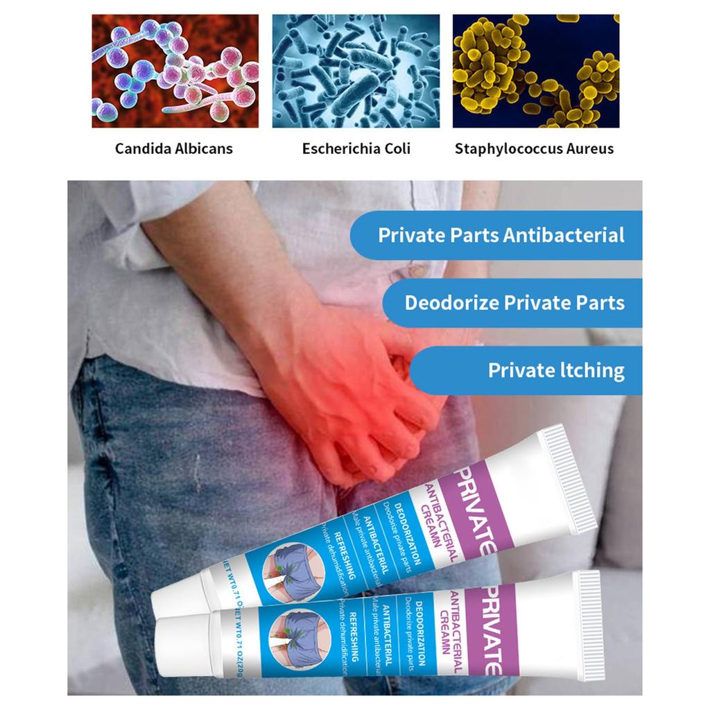 Men's Skin Soothing Itch Ointment, Rash & Itch, Dry Skin Moisturizer, Natural Foot & Body Balm, 20g