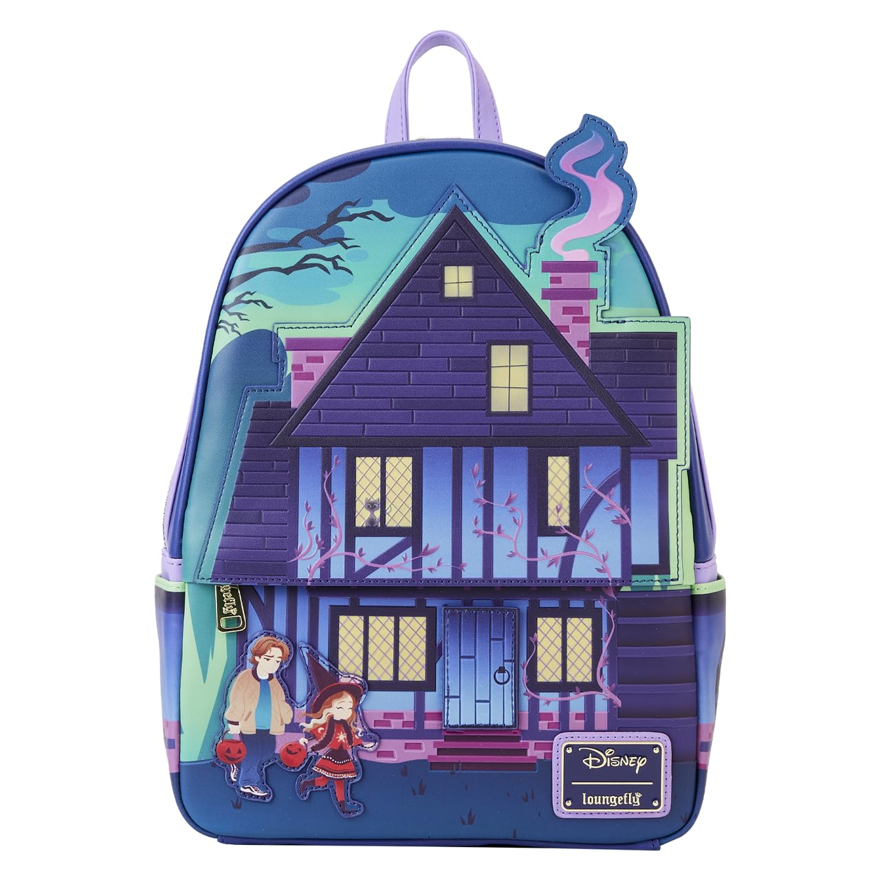 

Loungefly Mini Backpack Disney Mini Backpack Disney Hocus Pocus Sanderson House Sisters’ фіолетовий
