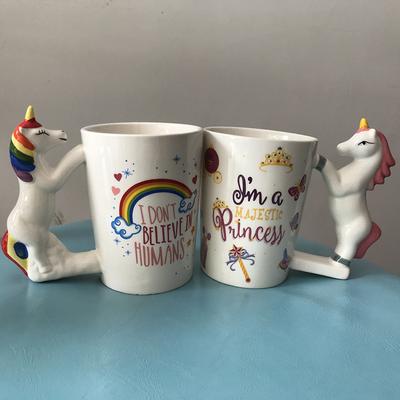 Creative Cartoon Unicorn Ceramic Cup Ceramic Milk Cup Simple Ceramic Mug Coffee Cup