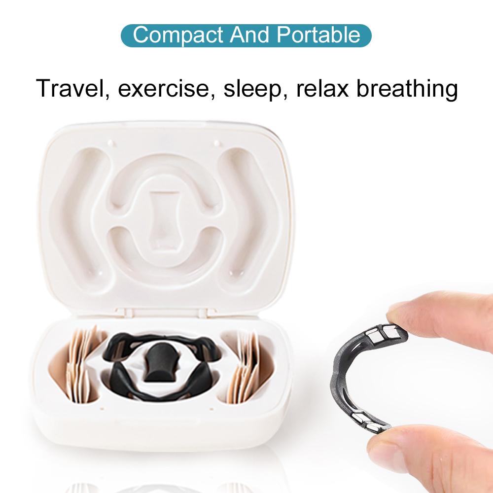 Magnetic Anti Snore Nose Clip Stop Snoring Nose Clip Easy Breathe Improve Sleeping Assisted Breathing Boost Oxygen Intake Tools