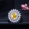 Ladies' Hand Jewelry, Trendy And Exquisite Zircon Ring Ring.