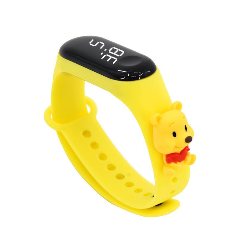 Mickey Mouse Digital Kids Watch With Waterproof Tpu Band For Children And Touch Control