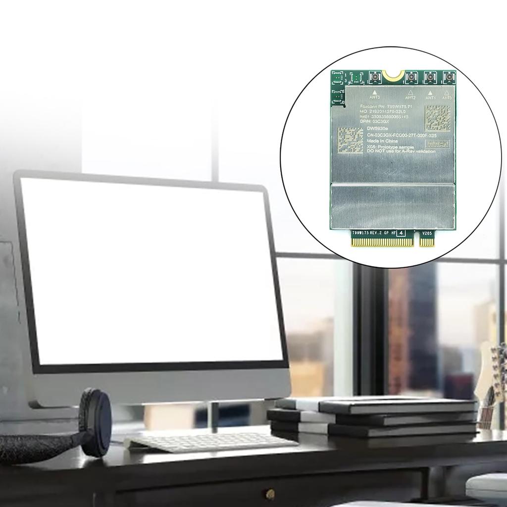 Carte WLAN T99W175 X55- 5G, connecteur M2-WWAN, antenne intégrée pour ordinateurs portables Precision 7760 7560 Latitude 9420 9430 2 en 1
