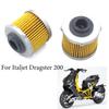 For  Italjet Dragster 200 Dragster200 JC200T-9 Engine Oil Filters Cleaner Seal Filtration Motorcycle Filter