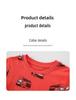 Children's Cartoon Car T-shirt - Spring/Summer 2026, Short-Sleeve, Round Neck
