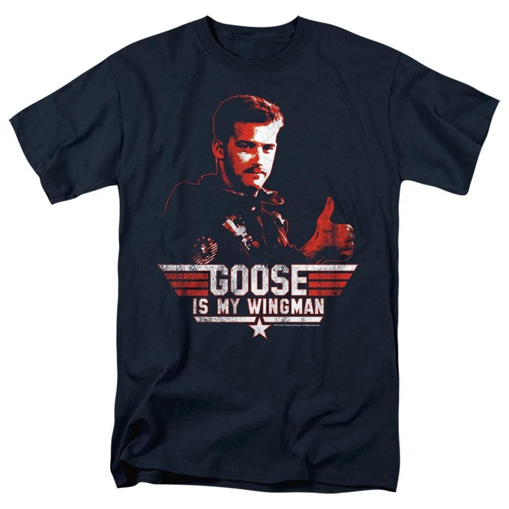 Top Gun - Wingman Goose - Unisex Short Sleeve Children s T-shirt - Blue 140