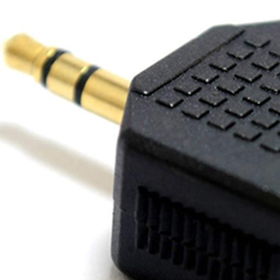 Audio Cord Adapter Portable Audio Devices Connecting Compact 3.5mm 1 To 2 Audio Y Splitter for Couples