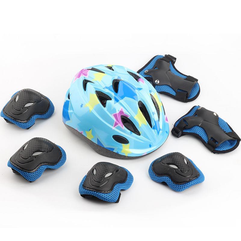 Child protective equipment helmet elbow knee pads for girls aged 3 4 5 6 7 8 9 10 11 12 year boy Suitable for roller skating and skiing