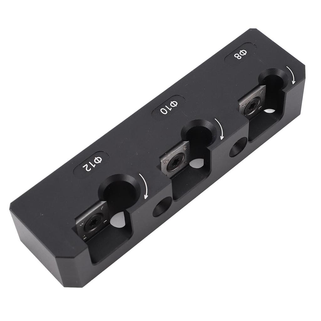 Dübelherstellungs-Vorrichtungssatz Metrisch Dia 81012mm 3 Löcher für Holz Aluminiumlegierung Bohrmaschine Fräsen