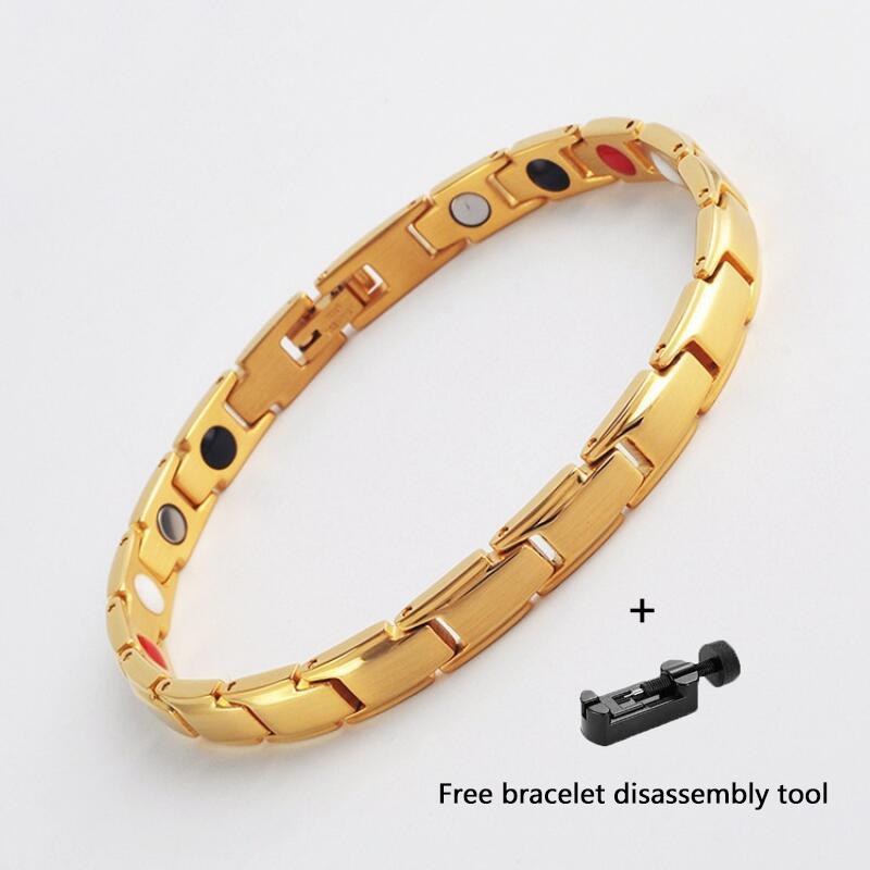 Couples' Accessories Fashionable Energy Magnetic Alloy Bracelet Magnetic Bracelet for Women and Man