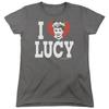I Love Lucy I Love Lucy Womens T Shirt Charcoal Officially Licensed