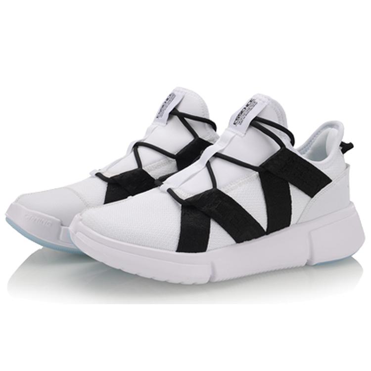 Li Ning Essence Low Breathable Low top Vintage Basketball Shoes Women's Standard White AGBP054-1