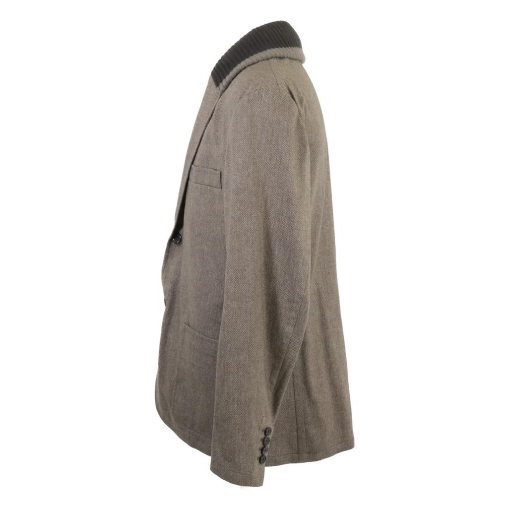 Hermes Authentic Japanese Knitted Silk Cashmere Tailored Jacket Jacket 52 TundraUsed