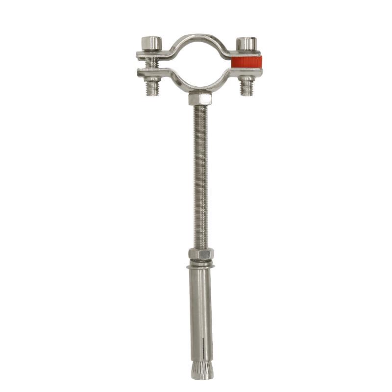 304 Stainless Steel Pipe Clamp Hanger with Expansion Screw φ22
