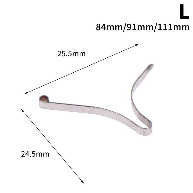 1/2Pcs Scissors Accessories Clip Spring For 58Mm 91Mm Knife 301 Stainless Steel Spring