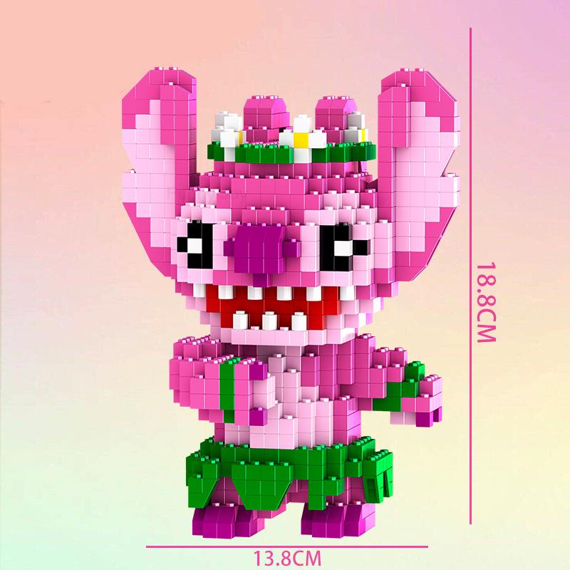 Funny Anime Figure Interstellar Bricks Small Particles Construction Bricks Assembled Puzzle Pen Holder Block Toy Kids Christmas