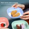 Compact Japanese Bone Disposal Plate - Plastic Dining Table Accessory