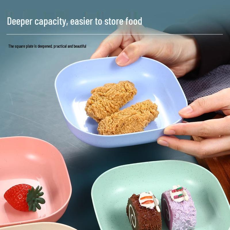 Compact Japanese Bone Disposal Plate - Plastic Dining Table Accessory