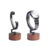 1Pcs Wooden C-Shaped Watch Holder Jewelry Organizer Display Stand For Bracelet Ring Earring Watch Display Solidwood Watch Stand