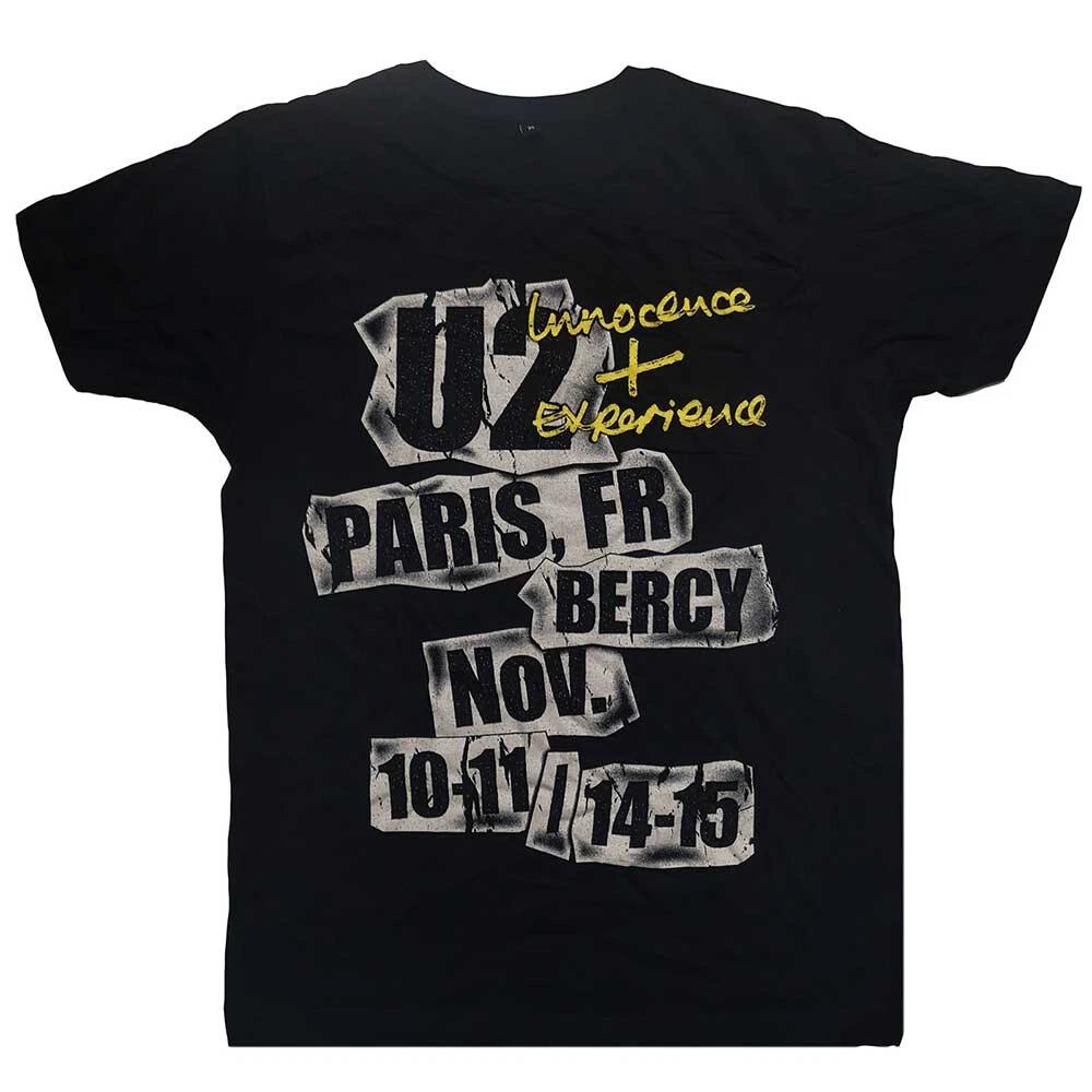 U2-Paris Event 2015 Large Black T-shirt M
