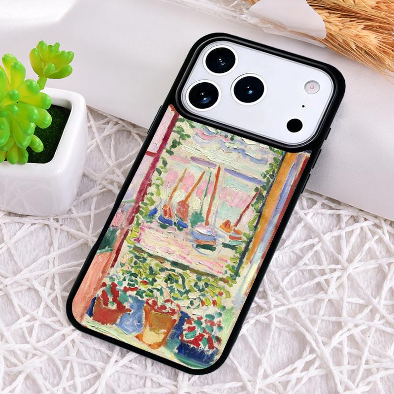 Henri Matisse Art Painting soft Phone Case for iPhone 17 Air 16 15 11 12 14 13 Pro Max Shockproof Cover