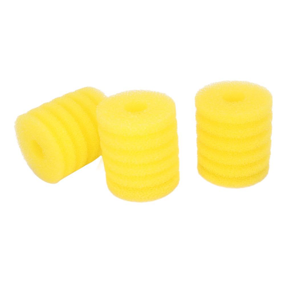 3Pcs Set Cylindrical Shape Fish Tank Filter Sponge Sponge Cylindrical Filter Sponge Aquarium