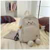 New high-value, fresh and sweet, cute cartoon chick backpack, grade 3-6 large-capacity backpack for primary school students